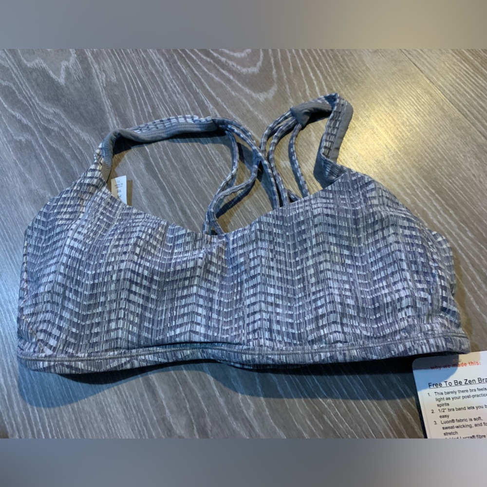 🚨MUST GO ASAP🚨Lululemon Free To Be Zen Bra, Sz 10